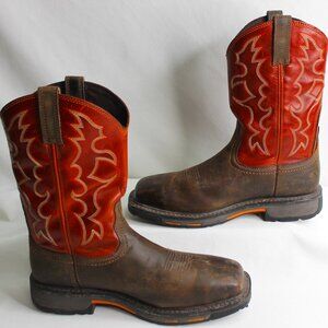 Ariat Work Steel Toe Boots Men’s 11.5 D ASTM F2413-18 EH Leather Safety